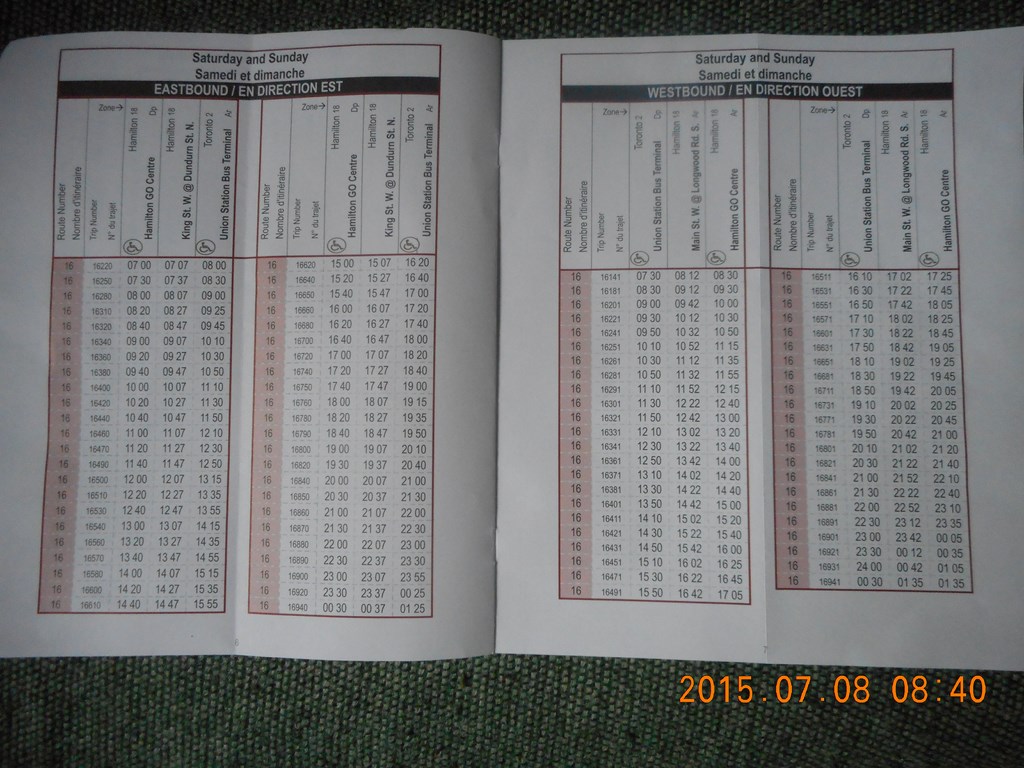 Christopher Greaves GO Transit Timetables_DSCN1803.JPG